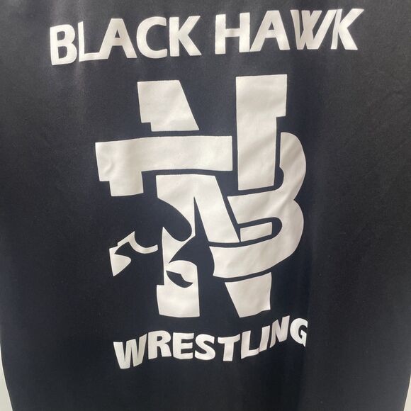 North Buncombe Blackhawk Wrestling Top Size Medium - Picture 2 of 5